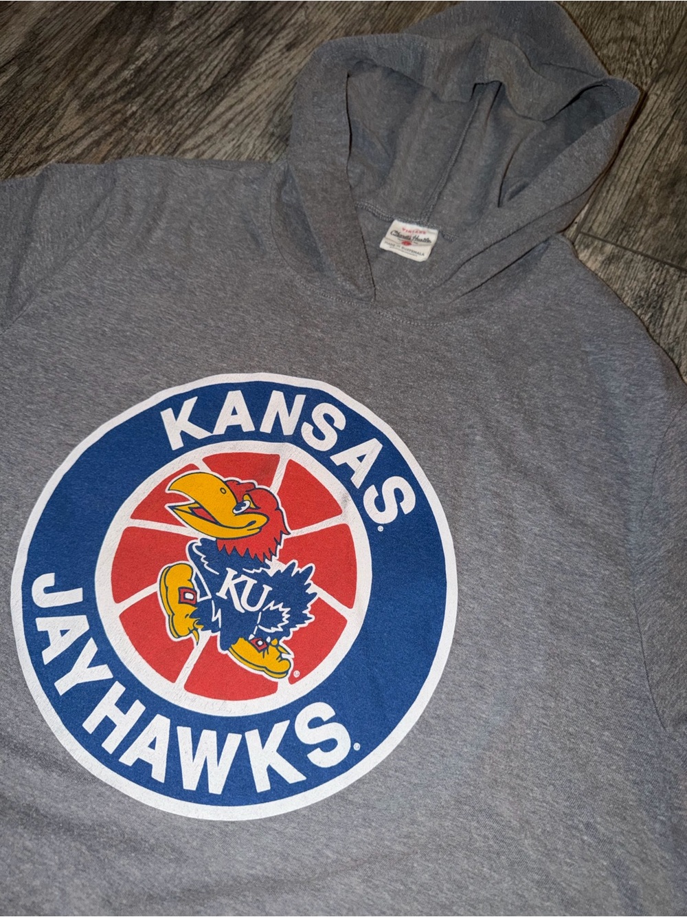 Charlie Hustle Kansas Jayhawks Hoodie Large
